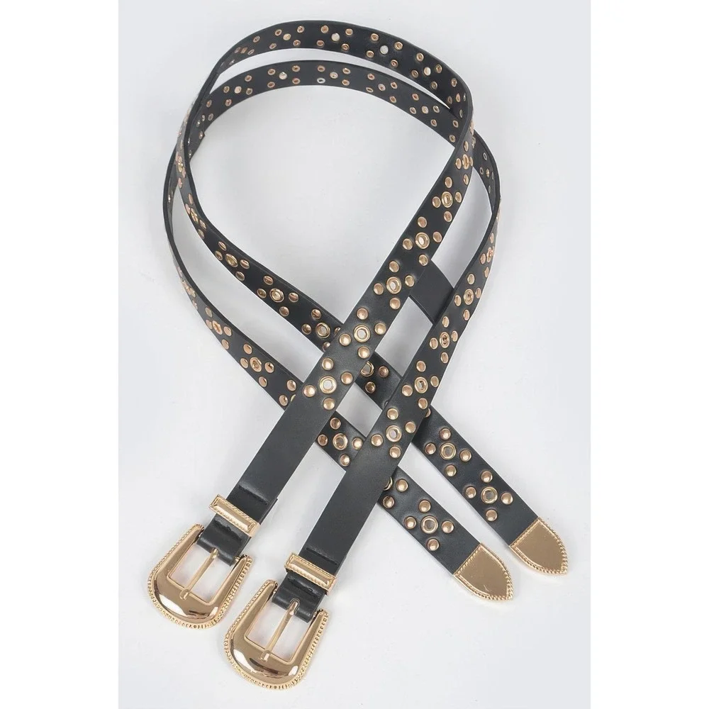 Handmade double buckle